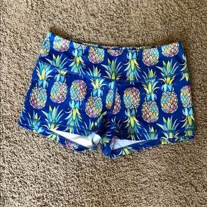 Feed me fight me workout shorts